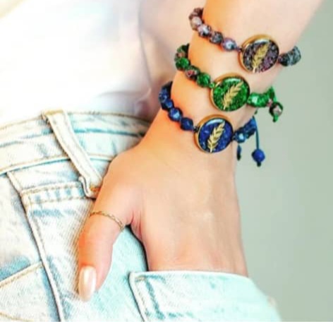 دستبند دیاموند پر با ورق طلای ۲۴ عیار سام نورزاده
