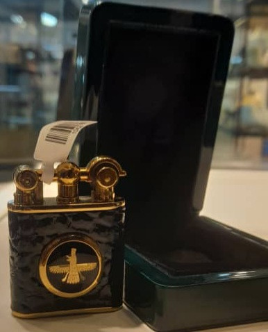 فندک فروهر ورق طلا ۲۴ عیار